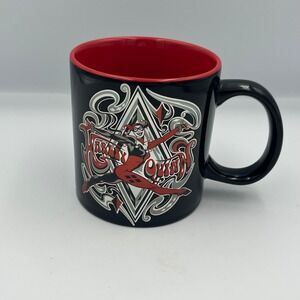 DC Comics Harley Quinn Black Red Ceramic‎ Coffee Mug Cup
